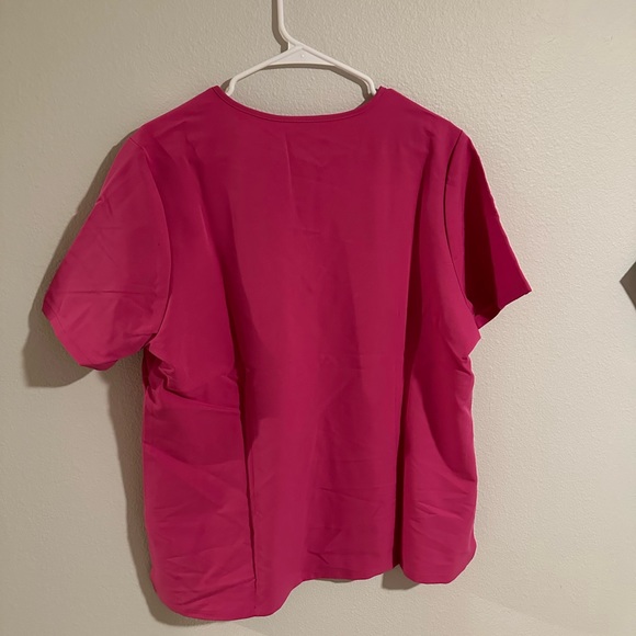 Figs Tops Nwt Figs Electric Orchid Scrub Top Poshmark